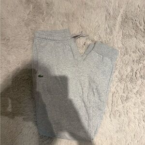 Lacoste Kids Light Gray Joggers